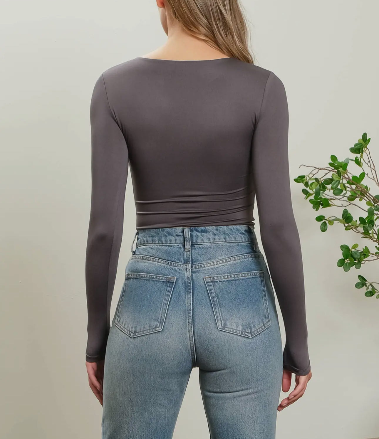 Noelle Top (Grey)
